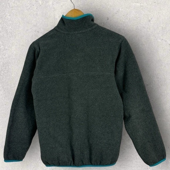 Patagonia T-Snap Synchilla Fleece Grey Blue Size XS Womens Hiking Sweater Top - Picture 13 of 14